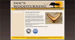 Desktop Screenshot of docswoodturning.com